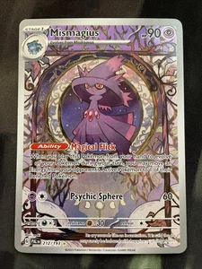 Mismagius 212/193 Sv02: Illustrazione Paldea Evoluta Rara Carta Pokemon Holo - Foto 1 di 2