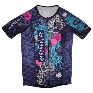 Wattie Ink Womens Cycling Jersey Size L Full Zip Short Sleeve Round Neck - Picture 1 of 8
