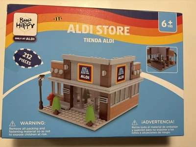 Bee Happy ALDI Lego Like Store Set Building Blocks Toy 212 Piece Brand New Gift - Image 1 of 3