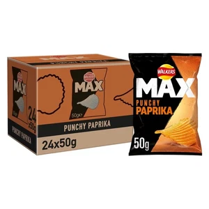 Walkers Max Paprika Crisps 50g x 24 Pack - Picture 1 of 1