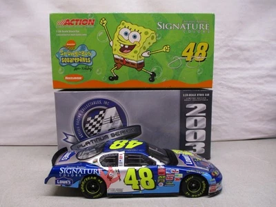 2003 Action Jimmie Johnson #48 Lowe's Spongebob 1/24 - Image 1 of 3