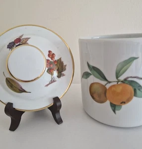 Royal Worcester Evesham Vale Gold Canister Jars/storage - Picture 1 of 9