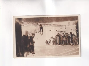 F5567) Ansichtskarte, SKISPRUNG Skispringen Wettkampf in Deutschland ALT !! - Picture 1 of 2