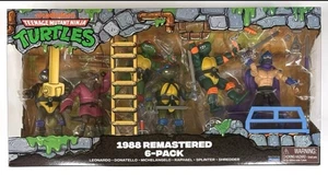Playmates TMNT 1988 Remastered Animated Figure 6-Pack Action Figuren IN HAND  - Bild 1 von 1