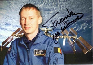 Original Autograph Frank de Winne ESA Astronaut // Autogramm Autograph si 331542 - Picture 1 of 2