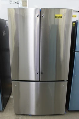 GE GWE22JYMFS 36" Stainless 21.9 Cu. Ft. CD French Door Refrigerator NOB #157047 - Image 1 of 4