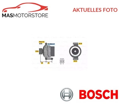 LICHTMASCHINE GENERATOR BOSCH 0 986 080 320 A FÜR MAZDA 6 1.8,2.0,2.3,2.3 AWD - Image 1 of 4