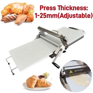 1-25mm Manual Pastry Dough Sheeter Dough Roller Croissant Dough Press Machine - Picture 1 of 13