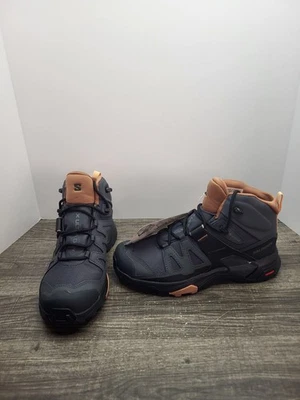 Salomon X Ultra 4 Mid GTX Boot Womens Shoes Size 6.5, Ebony/Mocha/Almond  - Image 1 of 4