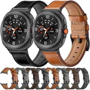 Leather Wrist Strap Band for Samsung Galaxy Watch 8 40/44mm 8 Classic 46mm 2025 - Picture 1 of 42