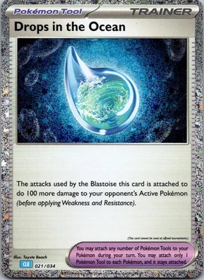 Drops in the Ocean Trading Card Game Classic 021/034 NM - Image 1 of 2