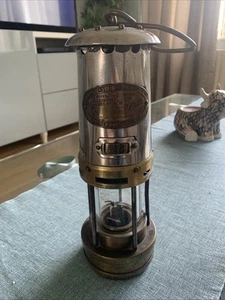 Antique Miners Safety Lamp E Thomas & Williams Ltd Vintage - Imagen 1 de 4