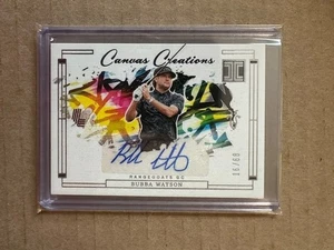 Bubba Watson 2024 Panini Liv Impeccable Golf Canvas Creations Auto 89/91 - Picture 1 of 2