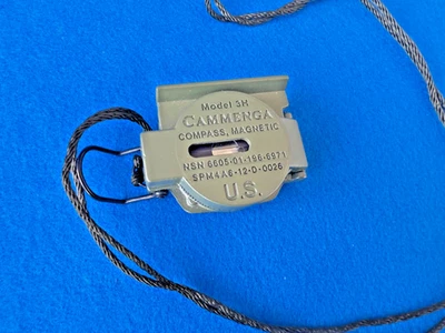 Brújula lente tritio edición militar Cammenga modelo 3H USGI hecha en EE. UU. - OD #1 Foto 1 de 4