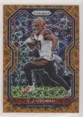 2020 Panini Prizm Lazer Prizm CJ Uzomah #50 - Image 1 of 2