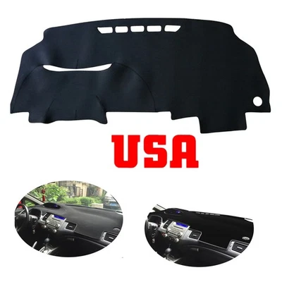 Car Dashboard Cover Leather Mat Dashmat Pad For HONDA CIVIC/Acura CSX 2006-2011 - Image 1 of 4