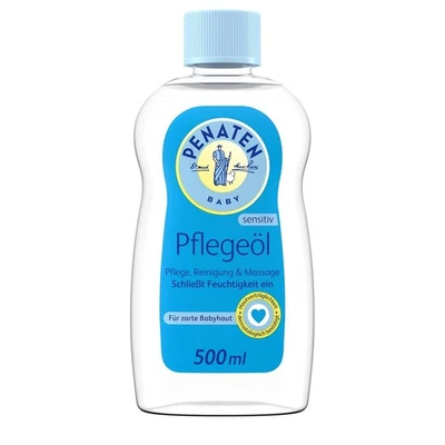 Penaten Pflegeöl Massage Babyöl Körperöl empfindliche Haut Baby 1 x 500ml - Bild 1 von 4