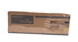 Cartridge Rebuilt Toner K500Y Alternativ für Kyocera TK-500Y/370PD3KW Toner gelb - Picture 1 of 4