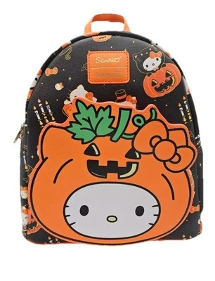 Hello Kitty Loungefly Halloween Pumpkin Backpack 🎃  New Mint Condition - Image 1 of 4