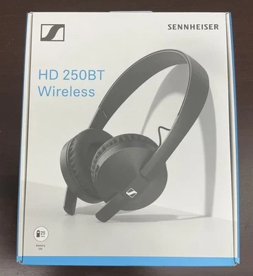 Sennheiser HD 250BT Bluetooth 5.0 Wireless Headphone - Black - Image 1 of 3