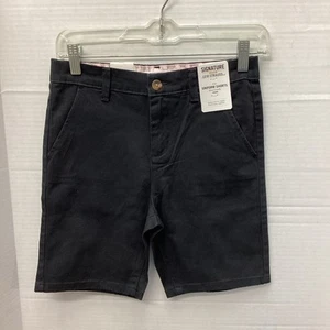 Levi Strauss Signature Gold Bermuda / Uniform Shorts Girls 12 Reg Black Levi's - Picture 1 of 6