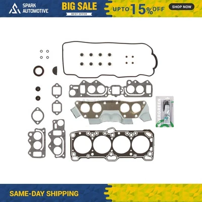 Juego de juntas de culata aptas para 84-92 Mitsubishi Dodge 2.0 SOHC G63B 4G63 Foto 1 de 4