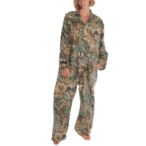 Walls Camo Coveralls Boilersuit M USA Hunting Outdoor Sport Utility Unisex Earth - Picture 1 of 20