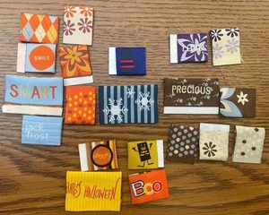rare NEW VINTAGE SCRAPWORKS 20 TAILORED TABS mixed 2005 free USA ship - Bild 1 von 2