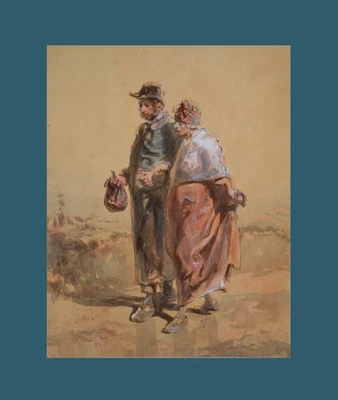 Paul Gavarni 1804-1866. "Le lundi en ménage." - Photo 1/4