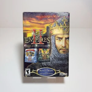 Age of Empires II 2 Gold Edition Big Box PC Game Complete VGC - Picture 1 of 11