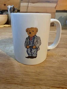 Taza de café Polo Ralph Lauren Cowboy Bear 1997 vintage - Imagen 1 de 9