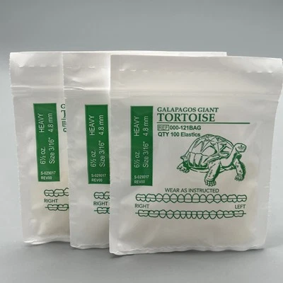 3 Galapagos Giant Tortoise American Orthodontics Elastics Dental Braces