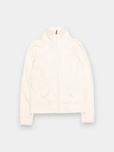 00s Puma Cream Fleece Jacket S Size 10 - Picture 1 of 9