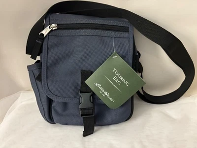 BOLSO DE VIAJE Eddie Bauer Bandolera Nylon Organizacional Viaje Azul ¡NUEVO! Foto 1 de 4