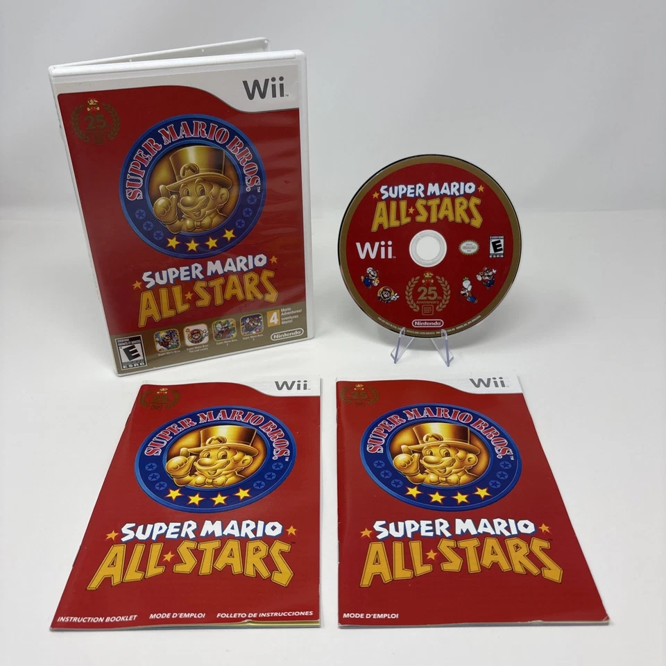 Super Mario All-Stars (Nintendo Wii, 2016) Complete CIB - Tested - Image 1 of 4