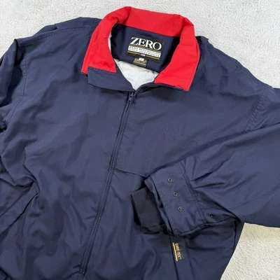 Zero Restriction Jacket Mens Large Gore-Tex Full Zip Golf Windbreaker Made USA - Image 1 of 4