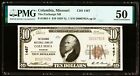 1929 Columbia Missouri The Exchange National Bank $10 Note CH# 1467 PMG AU 50