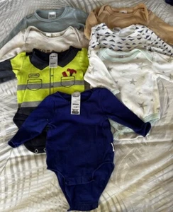 Unisex Baby Clothes Size 0000 X 7 One Piece Inc Bonds - Picture 1 of 13