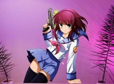 Chica Anime con arma de la etiqueta engomada, anime la etiqueta de la Pared, Pared Pegatina de Pared de Animé Anime,