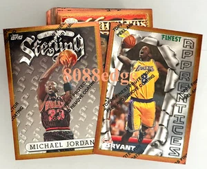 1996-97 TOPPS FINEST SERIES 1 COMPLETE 100 CARD SET: KOBE BRYANT ROOKIE RC MINT - Picture 1 of 3