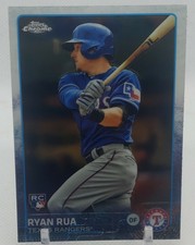 2015 Topps Chrome Baseball Ryan Rua Rookie Card #2 Texas Rangers