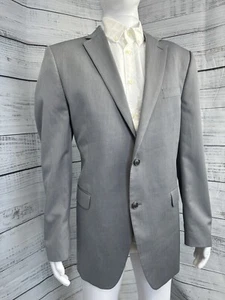 Donald J Trump Signature Coll. 2 Piece Suit Blazer 46L PinStripe 100% Wool 40x29 - Picture 1 of 24