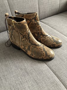 m&s leopard boots