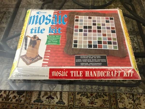 Vintage 1960’s Arrow mosaic tile kit handicraft hot plate # 814 Sealed Unopened - Picture 1 of 2