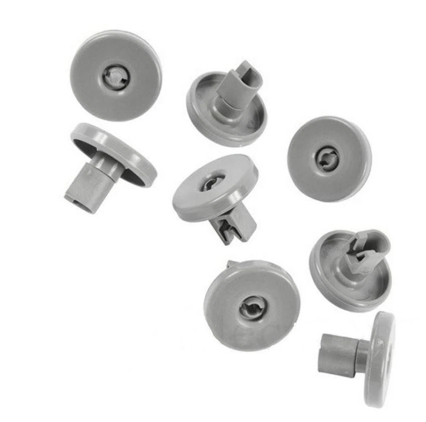 Kit 8 Ruote Per Cestello Lavastoviglie Rex/Electrolux - Ricambi Compatibili 50286965004 E 50286964007