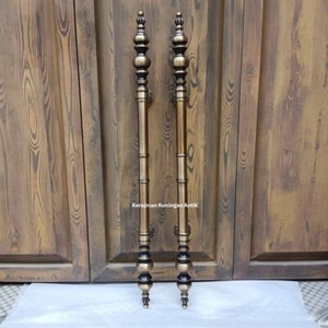 36" Inches Pair Very Long Pair main entry CROWN STYLE door pull handle for front - Picture 1 of 5