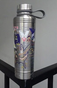 Botella térmica Catstudio de acero inoxidable con licencia oficial de la Marina de los Estados Unidos, 18 OZ - Imagen 1 de 12
