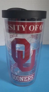 TERVIS Oklahoma Sooners Tumbler with Lid Boomer Sooner Covered Wagon 16 oz - Picture 1 of 6
