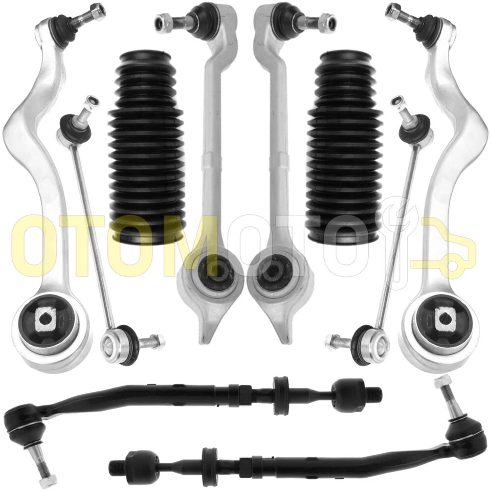 BMW 5 E39 TRIANGLE BRAS DE SUSPENSION ROTULE BIELLETTE BARRE STAB AVANT 10 PCS - Photo 1/1