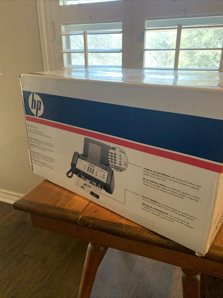 全新未拆封惠普 640 传真普通纸喷墨传真机 CB782A 全新未拆封 — 第 1/3 张图片